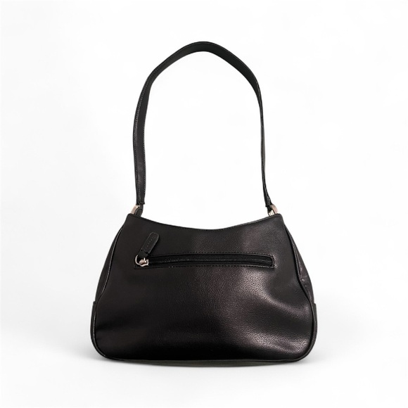 Vintage Liz Claiborne Elegant Black Shoulder Bag - Picture 2 of 6